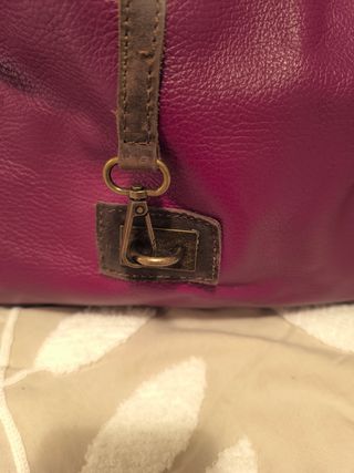 Bolso piel Burdeos