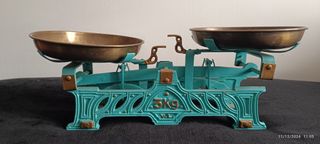 BALANZA 3 KG HIERRO FUNDIDO + PESAS