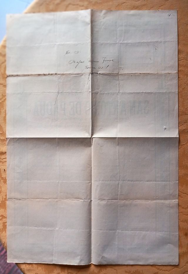 Triduo  San Antonio Padua Sevilla