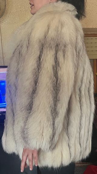 Chaqueta zorro plateado