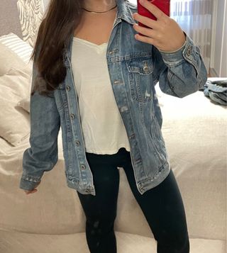 Chaqueta vaquera denim oversize