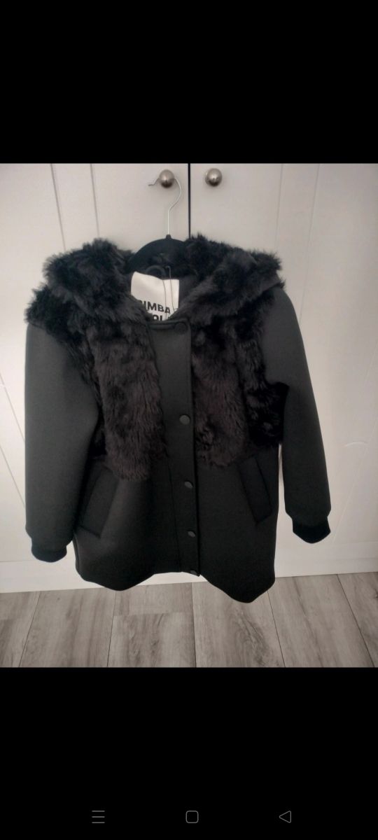 Abrigo Bimba y Lola a estrenar efecto neopreno y p