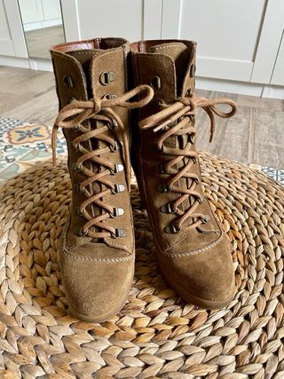 Botines ante de tacon