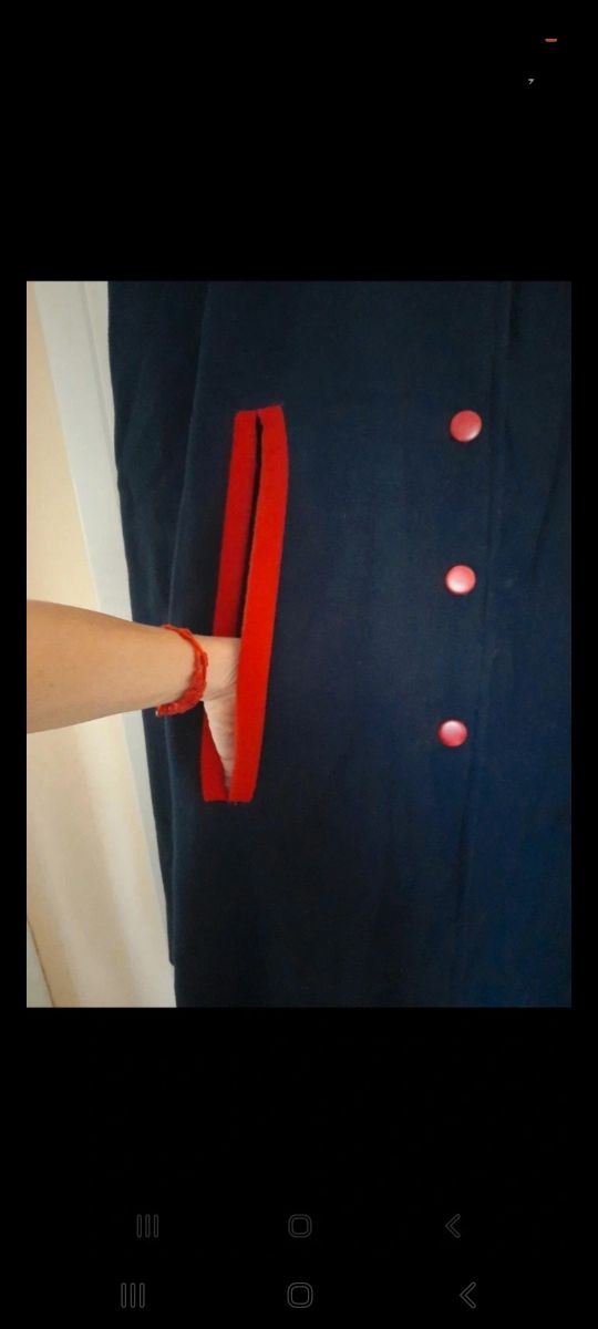 Chaqueta poncho 2 x 1 reversible