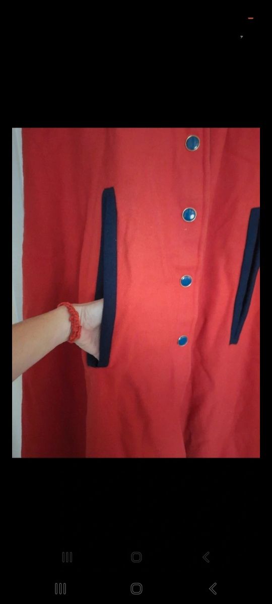 Chaqueta poncho 2 x 1 reversible