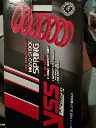 Muelle para amortiguador trasero YSS 