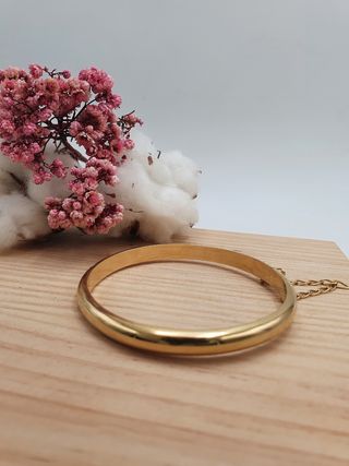 Pulsera Caña Oro 18kl