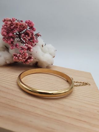 Pulsera Caña Oro 18kl