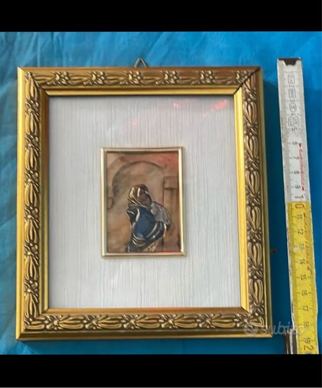 Quadro religioso foglia oro