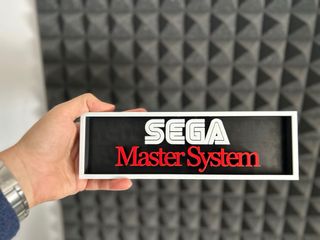 SEGA MASTER SYSTEM - Logo 3D multicolor