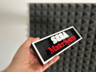 SEGA MASTER SYSTEM - Logo 3D multicolor