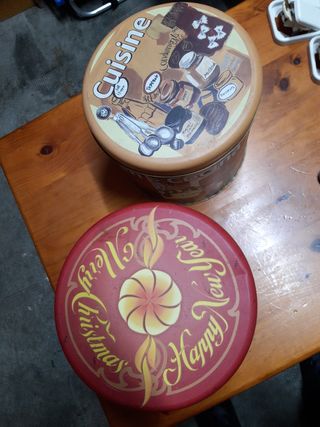 Latas de decoración y almacenaje