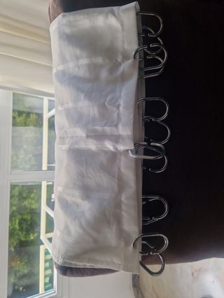 Cortina ducha IKEA + Ganchos