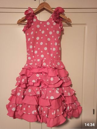 Vestido Flamenca Niña 4 a 6