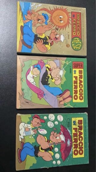 Fumetti braccio di ferro Popeye n 15, 92 e 75
