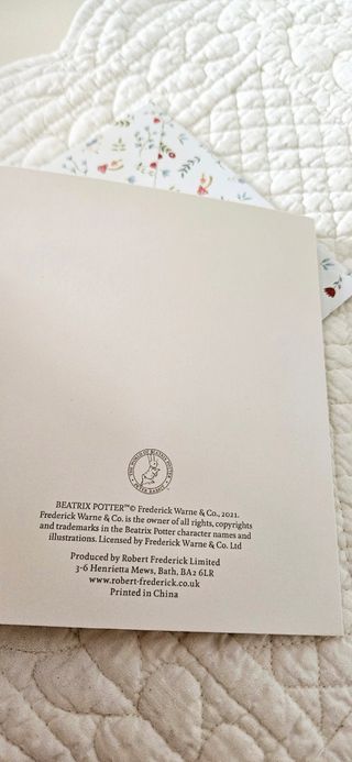 Cartoncino da lettera Beatrix Potter