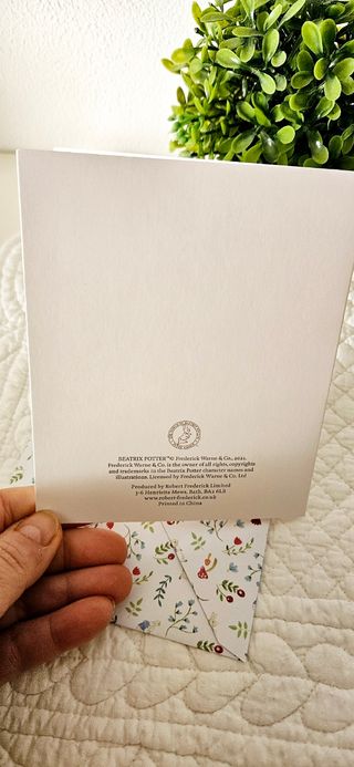 Cartoncino da lettera Beatrix Potter