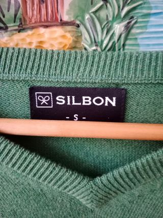 Jersey cuello pico Silbon talla S