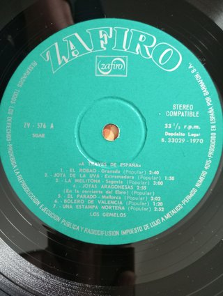 Los gemelos A través de España LP