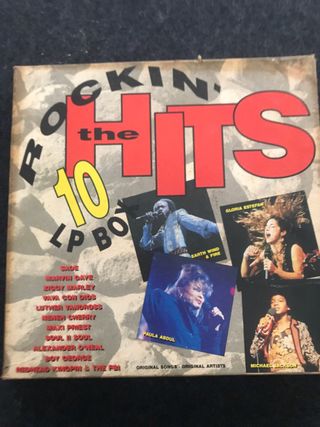 DISCO / VINILO PACK ROCK THE HITS 1990 - 10 LPs