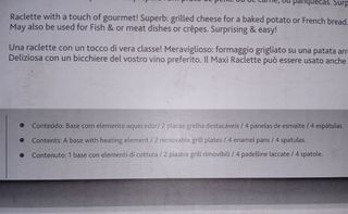 Maxi Raclette formaggio,pesce,carne,crepes.