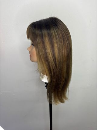 Peluca lace front Pelo natural 24 cm