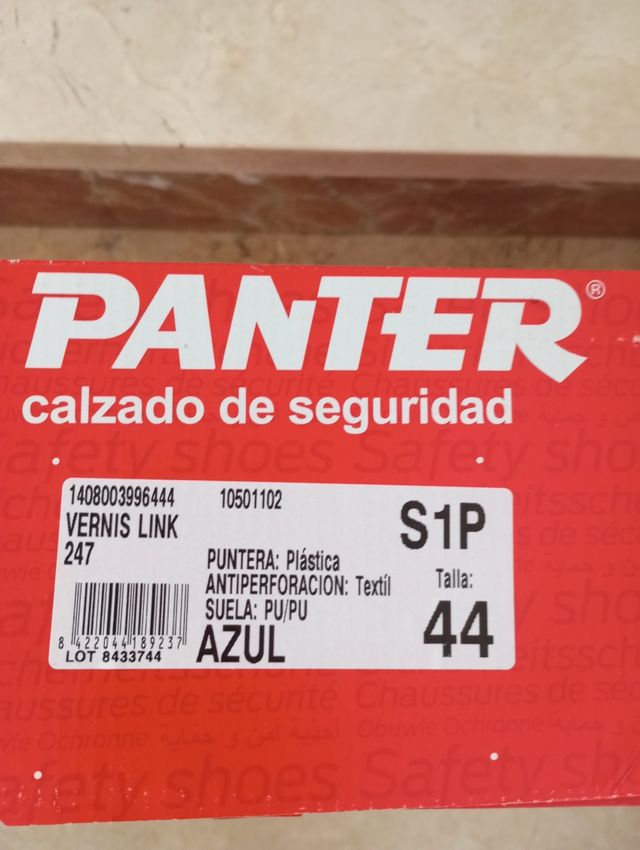 Bota de seguridad ( Panter)