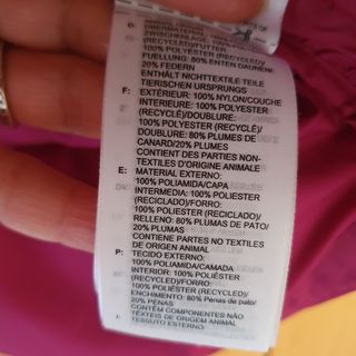 Chaqueta de plumon Adidas 2 en 1