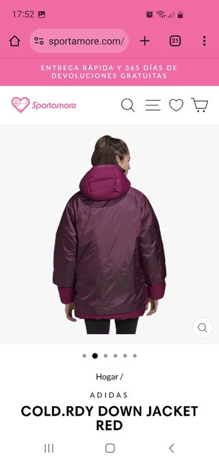 Chaqueta de plumon Adidas 2 en 1