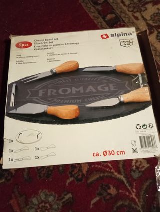 Vassoio porta formaggio in Ardesia