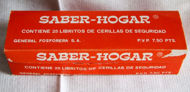 Caja de cerillas antiguas , 25 libritos