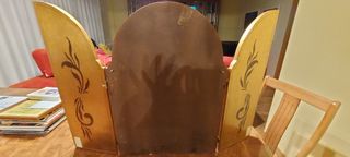 Cuadro tríptico religioso