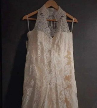 Vestido de Novia Martha Blanc 42 Encaje