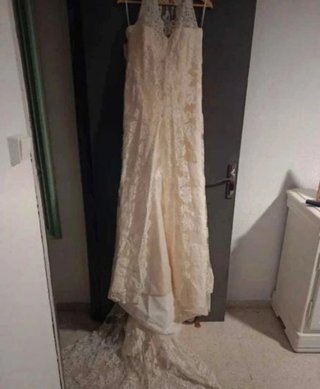 Vestido de Novia Martha Blanc 42 Encaje