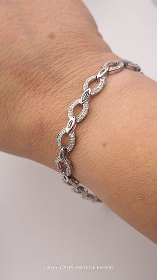 PULSERA ORO 18K CON DIAMANTES 
