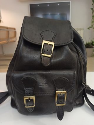 Mochila de cuero