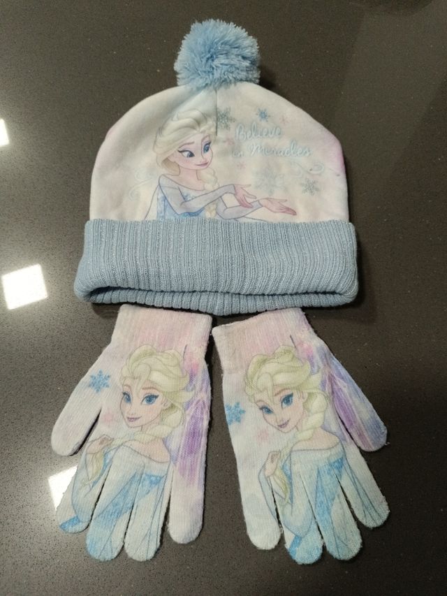 Set cappello e guanti per bambina