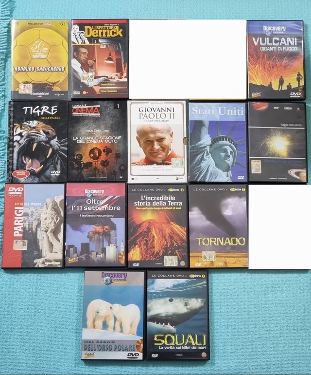 Stock di 14 dvd vari