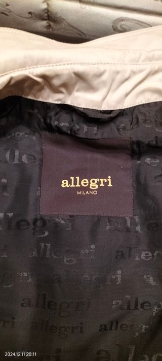 Trench uomo brand Allegri