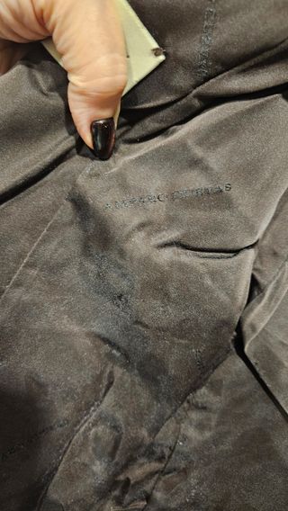 Chaqueta de Astracán en gris.