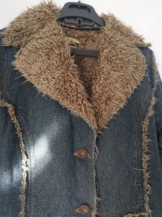 Abrigo vaquero y borreguito 