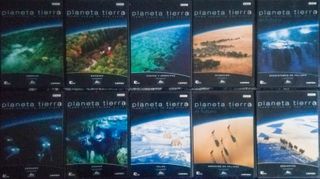 SERIE 10 DVD´s LA TIERRA Bosqu Ocean Polos Desert