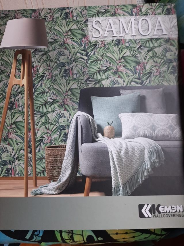 Muestrario papel pintado con textura