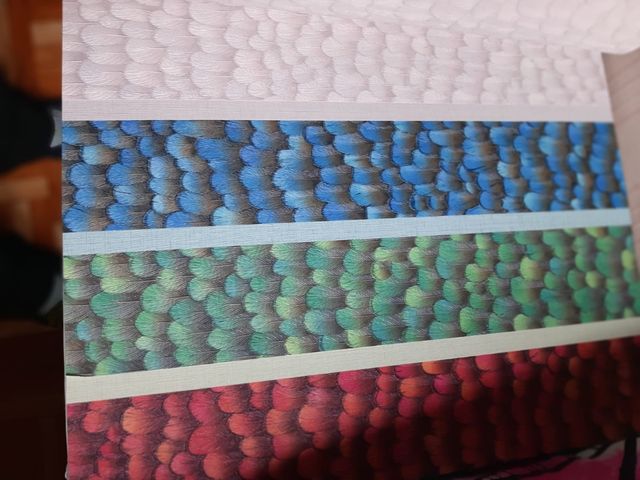 Muestrario papel pintado con textura