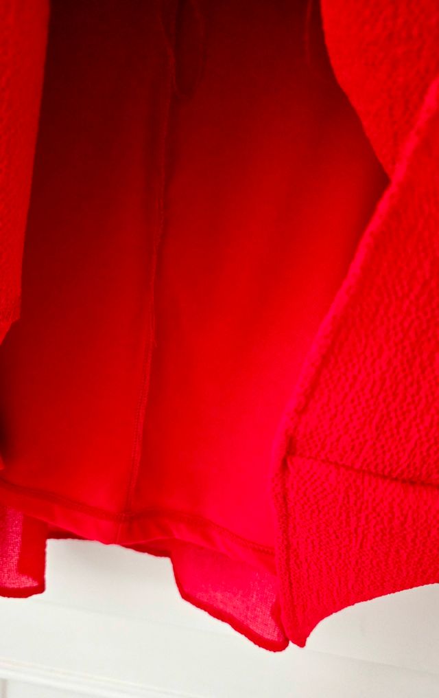 Vestido rojo corto Mango