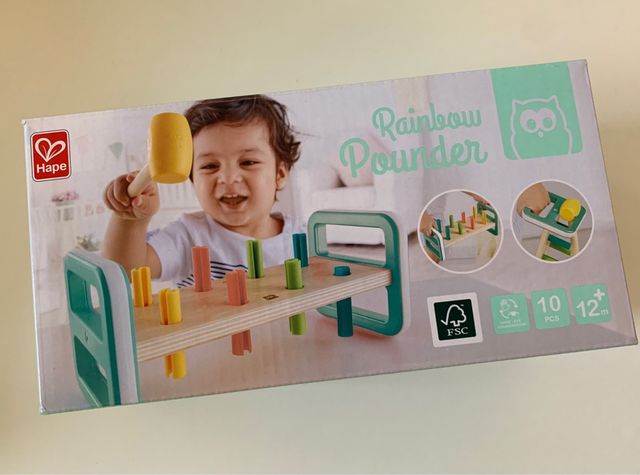 Hape Rainbow Pounder nuevo