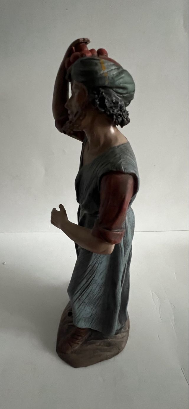 Figura belén antigua artesanía Serrano Fruta