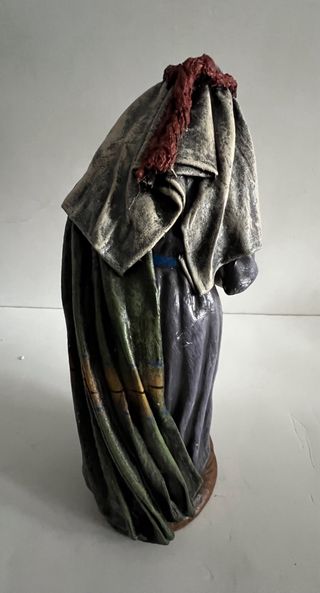 Figuras belén antiguas artesanía Serrano