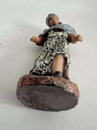 Figura belén antigua artesanía