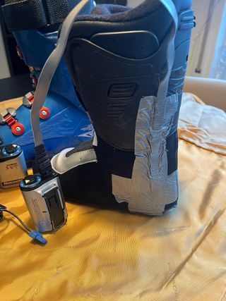 lange scarponi junior space blu con scaldini